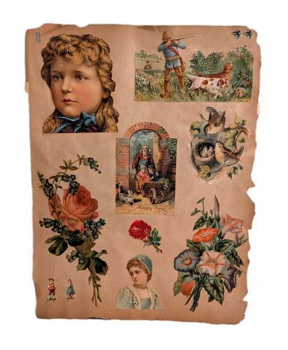 Pagina album vittoriano 1880