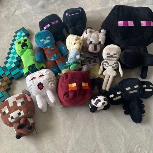 Set peluche minecraft pezzi - peluche,