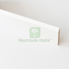 10PZ BATTISCOPA IN MDF BIANCO
