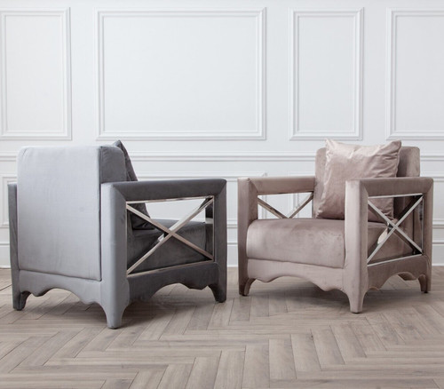 Poltrona accento grigio - poltrona,