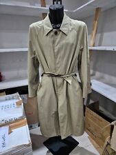 PETRELLI TRENCH DOUBLE-FACEin misto lana usato uomo man Tg50 beige/marronXYR407L