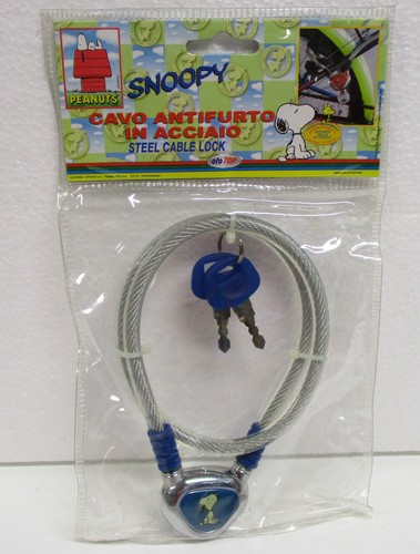 Lucchetto bici snoopy con - bici,