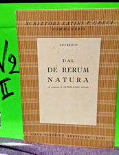 LUCREZIO - DAL DE RERUM NATURA col commento di Ferdinando Borio - ARETHUSA