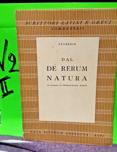 Lucrezio dal rerum natura - lucrezio,