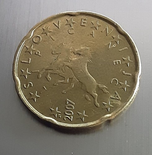 Moneta centesimi slovenia - moneta,