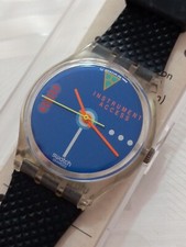 SWATCH GENT 1988 TAKE ETEINT DECOLLO GK114 NUOVO FUNZIONANTE VINTAGE RARISSIMO