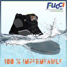 Scarpe antinfortunistica S3 SRC alte nere Sportive leggere da lavoro Uomo