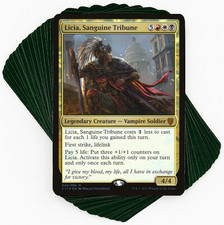 ***Mazzo Comandante Personalizzato*** Licia, Tribuna Sanguina - Vampiri - Carte Magiche EDH
