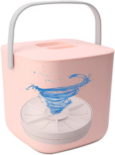 Mini Lavastoviglie Portatile, 21 X 21 X 20 CM Lavastoviglie Da Appoggio a 360° P