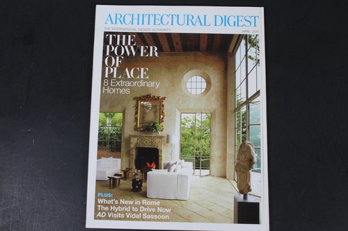 Architectural digest april - architectural,