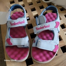 NUOVI sandali Timberland da bambina con chiusura a gancio e passante fiume pazzo