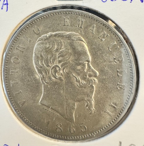 Lire 1865 regno d - n, d'italia