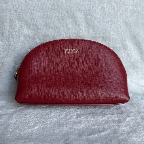 Pochette cosmetica furla rosso - pochette,