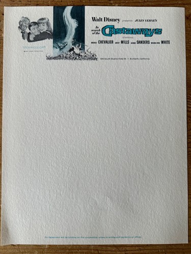 Rara carta intestata walt - carta,