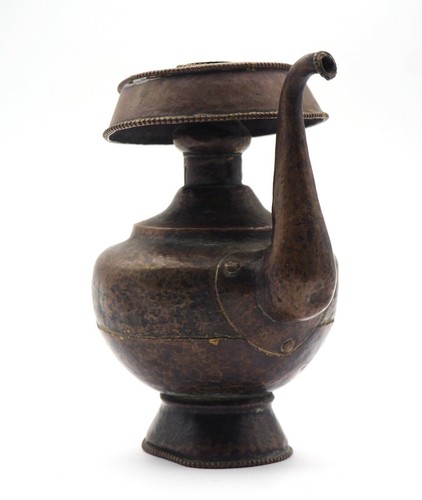 Vaso rituale tibetano - tibetano, rame