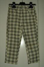 BENETTON JEANS PANTALONI BAMBINA TAGLIA 28 = 2 ANNI SCOZZESE NUOVI