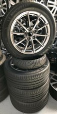 CERCHI IN LEGA 17 ORIGINALI ALFA ROMEO GIULIA + GOMME MICHELIN 225 50 17 - RUOTE