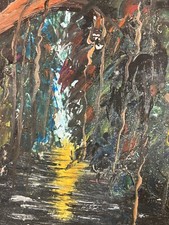 Olio Paesaggio Africanista