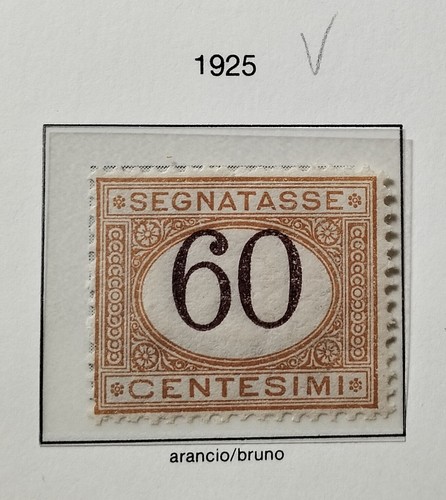 Regno 1924 segnatasse 60 - regno., 1924.