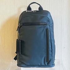 Zaino Piquadro verde tessuto e