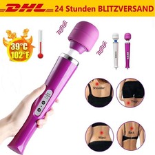 Magic Wall - Testa in Silicio - Massaggiatore Potente - Viola/Bianco Funzionamento a Rete