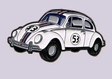 HERBIE IL MAGGIOLINO BEETLE SPILLA PIN BADGE CULT MOVIE GADGET COLLECTION