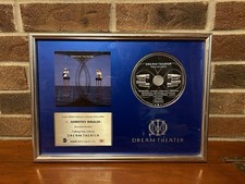 Vintage 1990s Dream Theater Falling Into Infinity Platinum Record Cd Award Frame