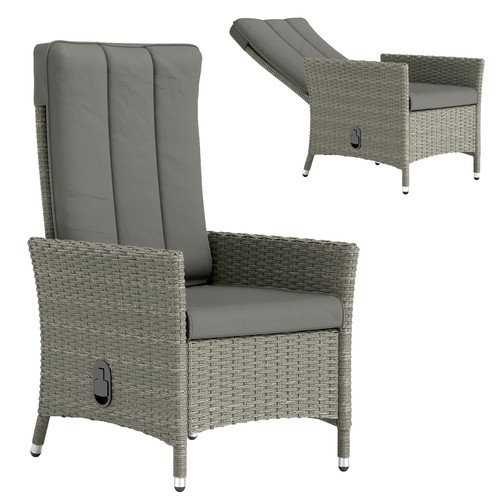 Outsunny sedia reclinabile - sedia,