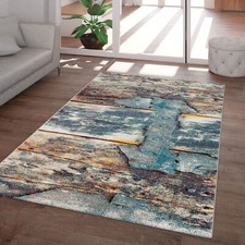 Tappeto Pelo Corto Vintage 3D