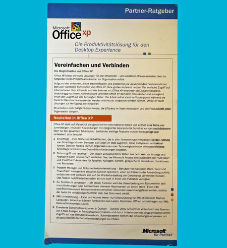 Microsoft office 2002 - xp, cd