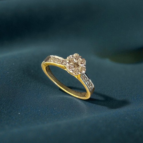 Anello fidanzamento pave - anello, di