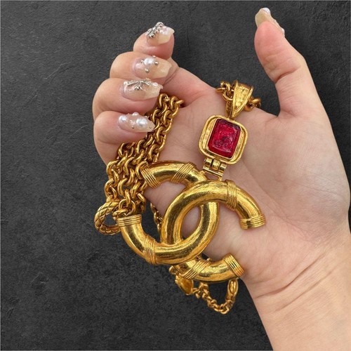Collana lunga vintage chanel - lunga,