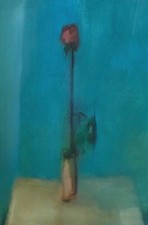 Belle huile sur toile - belle,