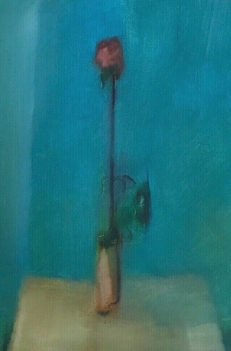 Belle huile sur toile - sur, de
