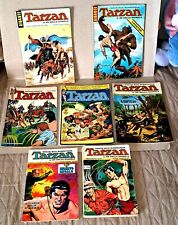 Tarzan il re della jungla Lotto di 7 albi anni 70