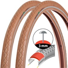 Set 2x Pneumatici Bici Marrone