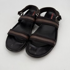 Sandali Prada uomo moda nero e