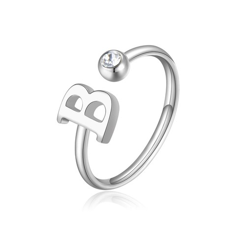 Sagapo anello donna lettera - anello,
