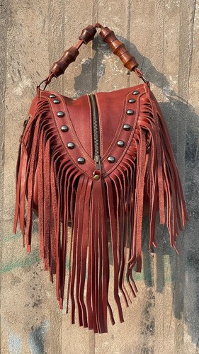 Hobo borsa con frange - , donna