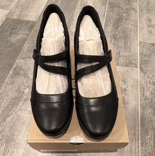 Clarks cinturino donna nero