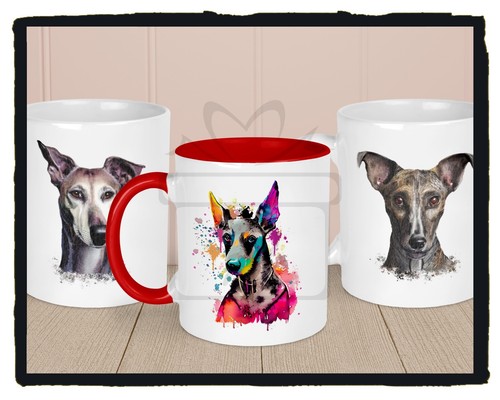 Lurcher greyhound whippet set - greyhound,