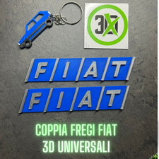 Coppia di Fregi FIAT 3D