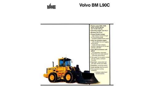 Volvo l90c pale gommate - pale,