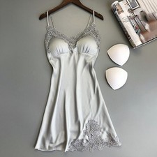 Chest Cushion Nightgown Sexy