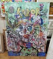 PAUL kOSTABI olio su tela  160