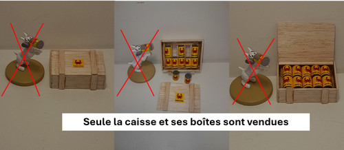 Figurine tintin caisse - figurine,