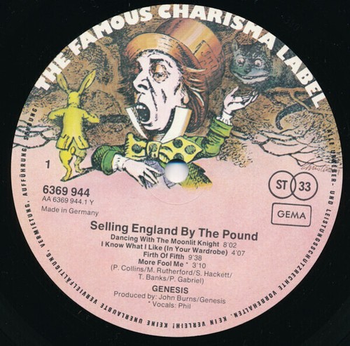 Genesis selling england the - selling,