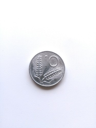 Moneta lire spighe aratro - 10,