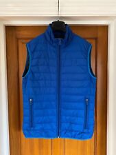 Armani Jeans Uomo Blu Piumino d'anatra e Piuma Gilet Isolato Scaldamuscoli M (40")
