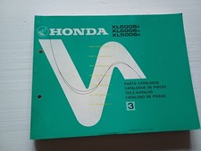 HONDA XL 500 S 1981 catalogo